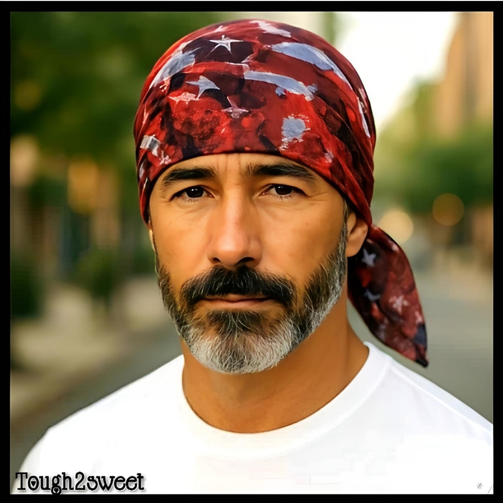 🆕️HAND CRAFTED/HANDMADE MENS SMALL STYLE DO~RAG/SKULL CAP NEW WITHOUT TAGS!